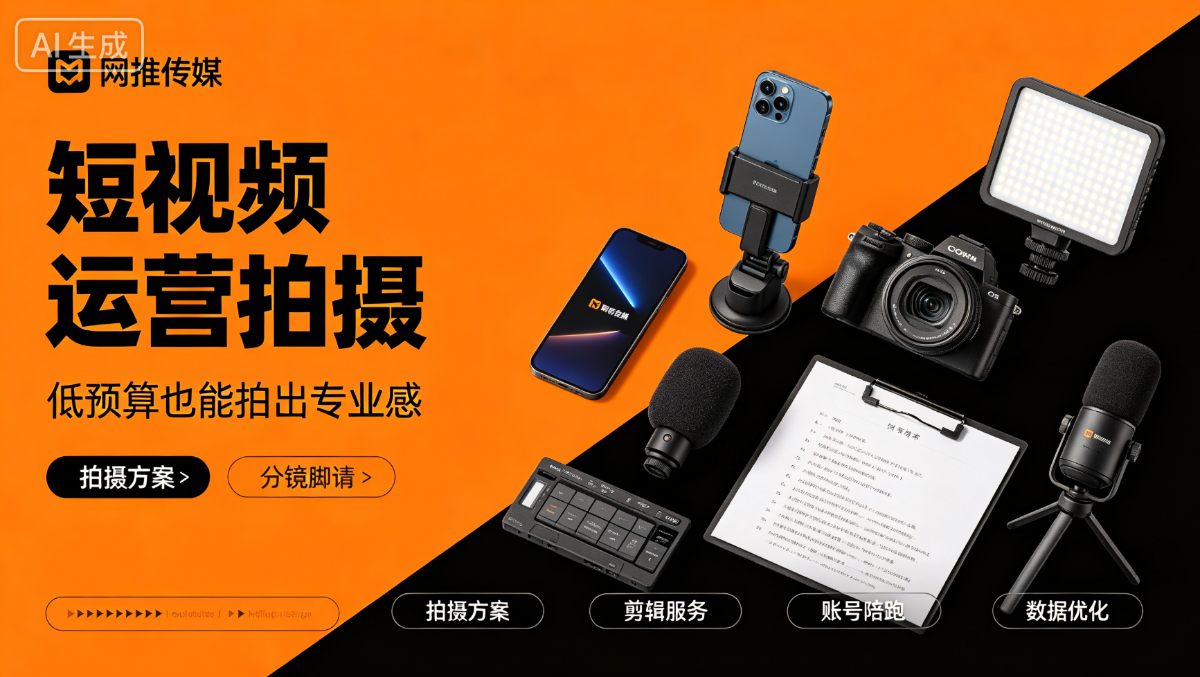 短视频运营成果展示